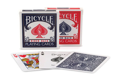 부지깽이 속임수/마술 쇼를 위한 종이/플라스틱 표시되어 있는 자전거 808 표를 한 카드